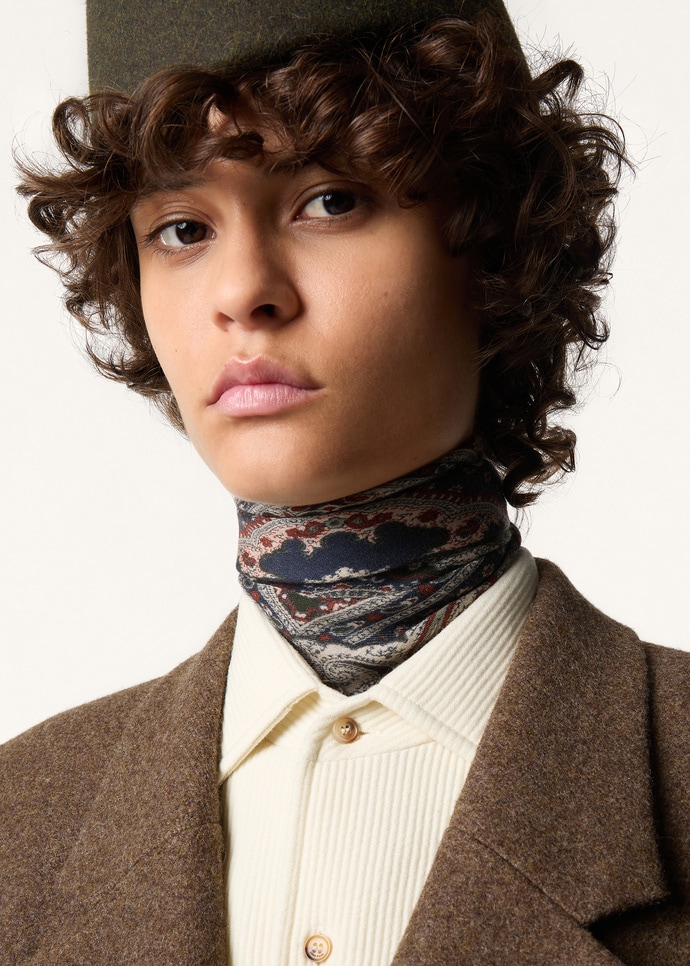 LORO PIANA FLORAL MAJOLICA FOULARD 90 CASH MELANGE_FAQ0609_T1SF_NR_2