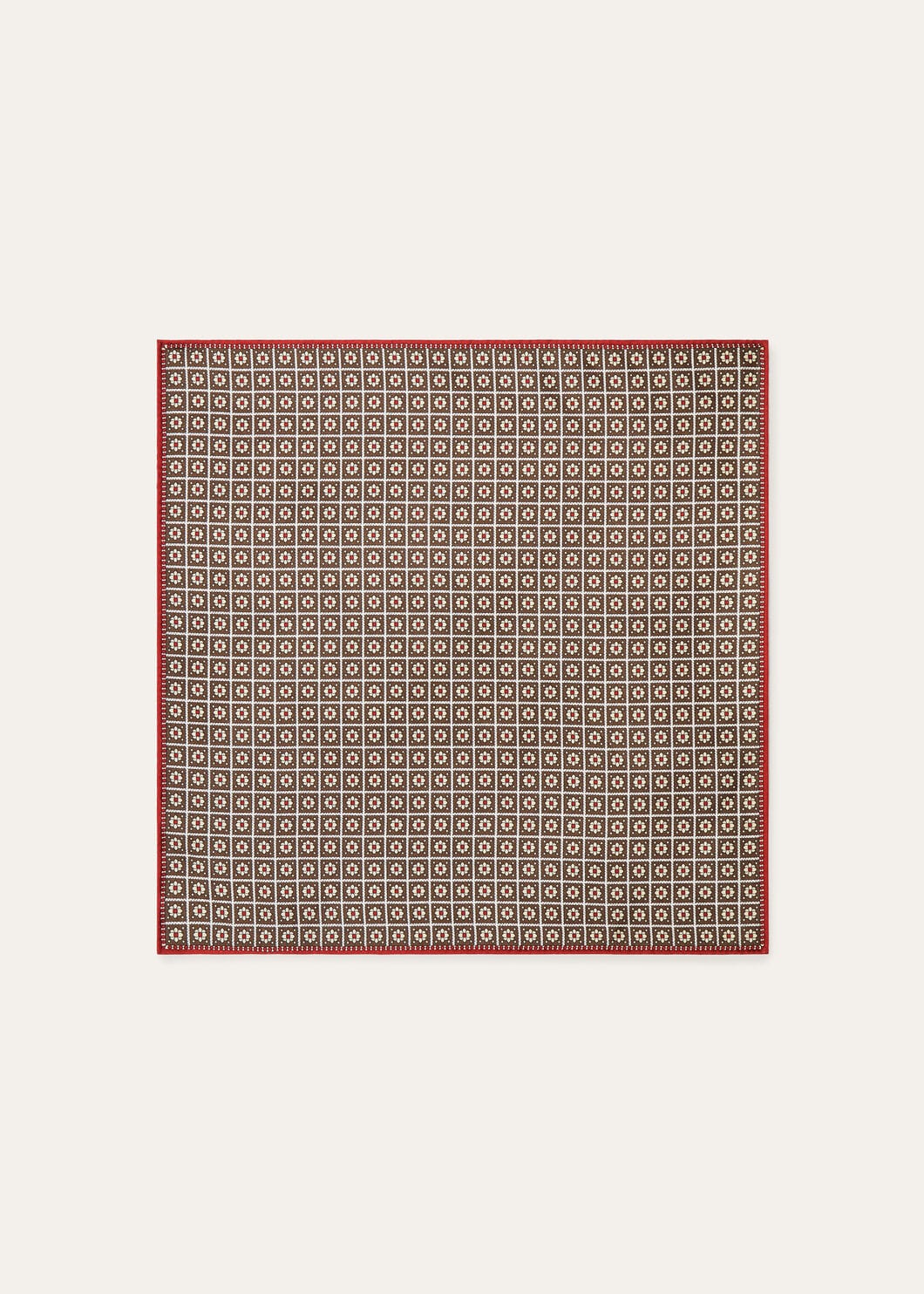 LORO PIANA MAJOLICA FOULARD 41 SILK TWILL