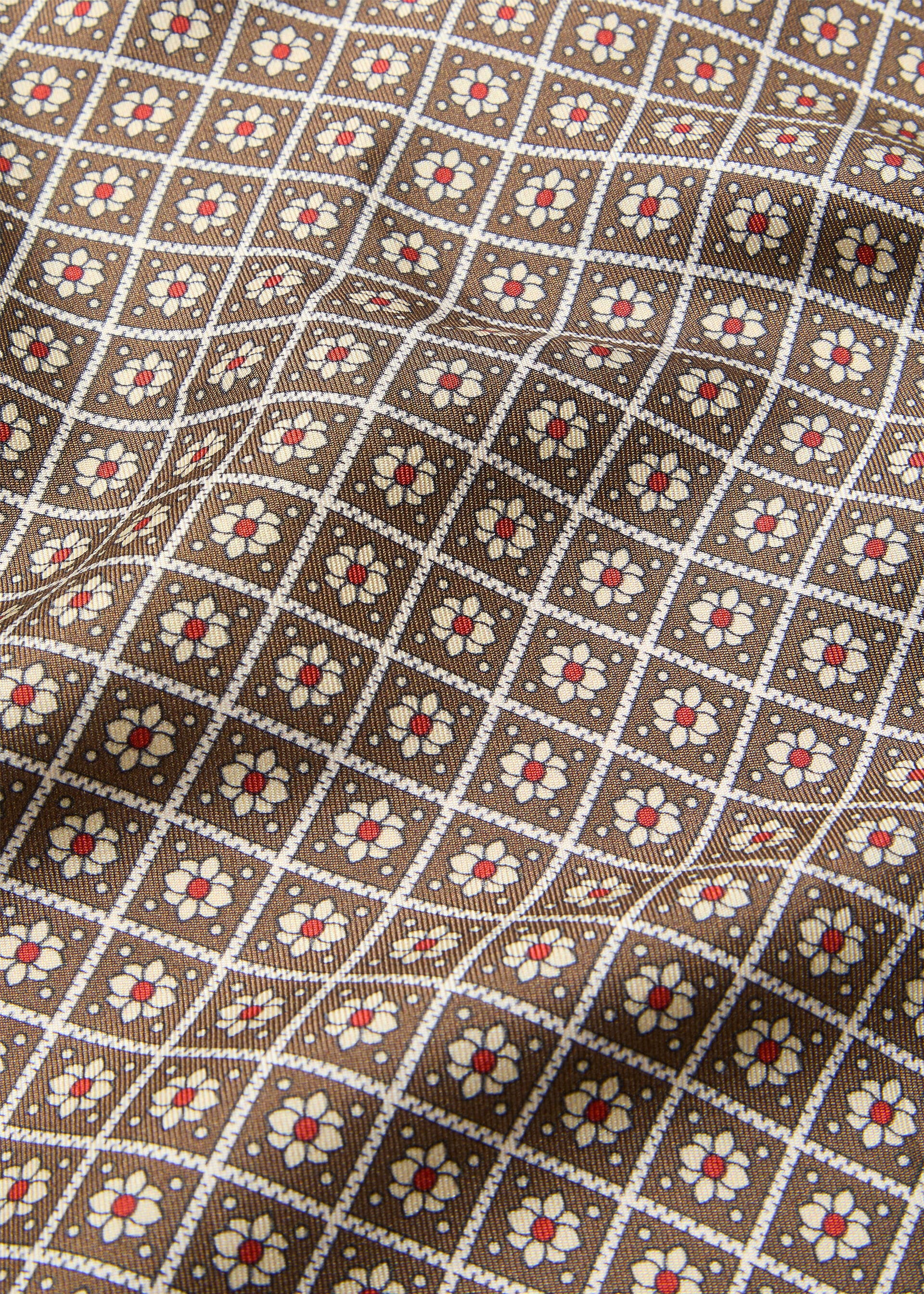 LORO PIANA MAJOLICA FOULARD 41 SILK TWILL
