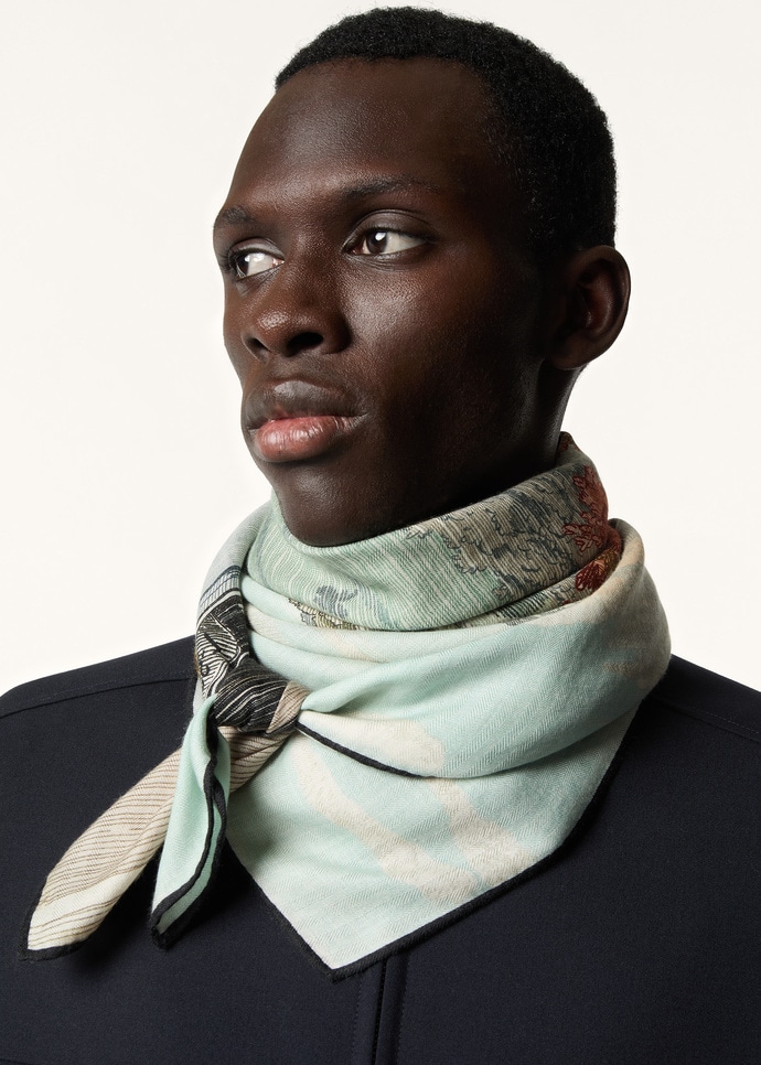 LORO PIANA RACING FOULARD 90 CASH SILK_FAQ0627_T1SS_NR_2