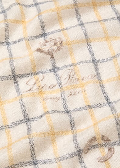 LORO PIANA HORSEY FOULARD 60  CASH SILK