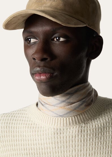LORO PIANA HORSEY FOULARD 60  CASH SILK