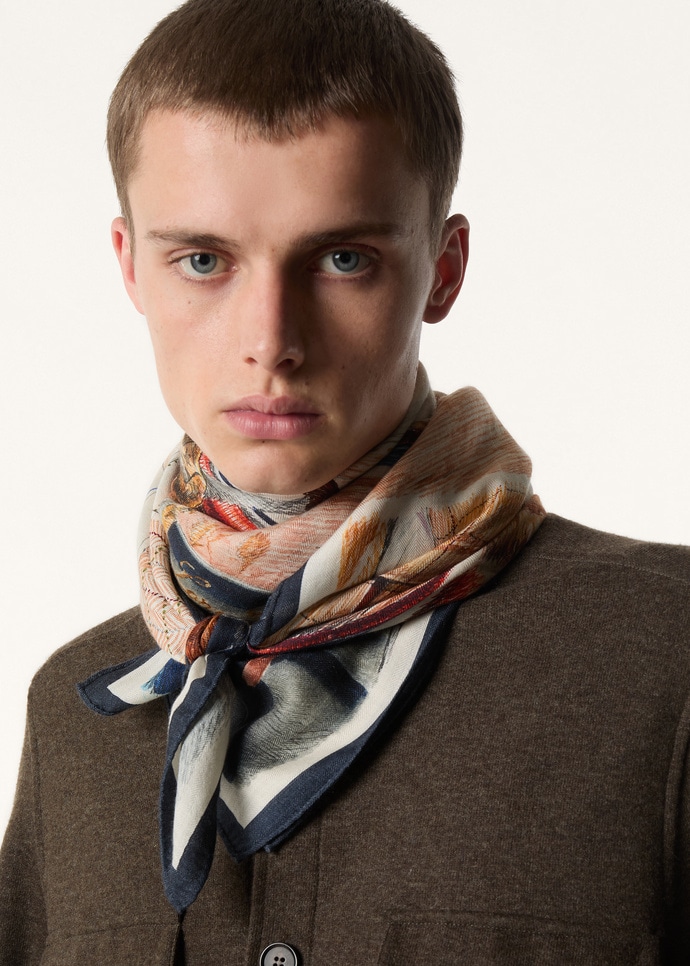 LORO PIANA ROADSTER FOULARD 90 CASH SILK_FAQ0640_T1SU_NR_2