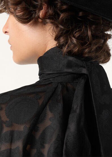 LYDIE SHIRT GARZA JACQUARD SILK