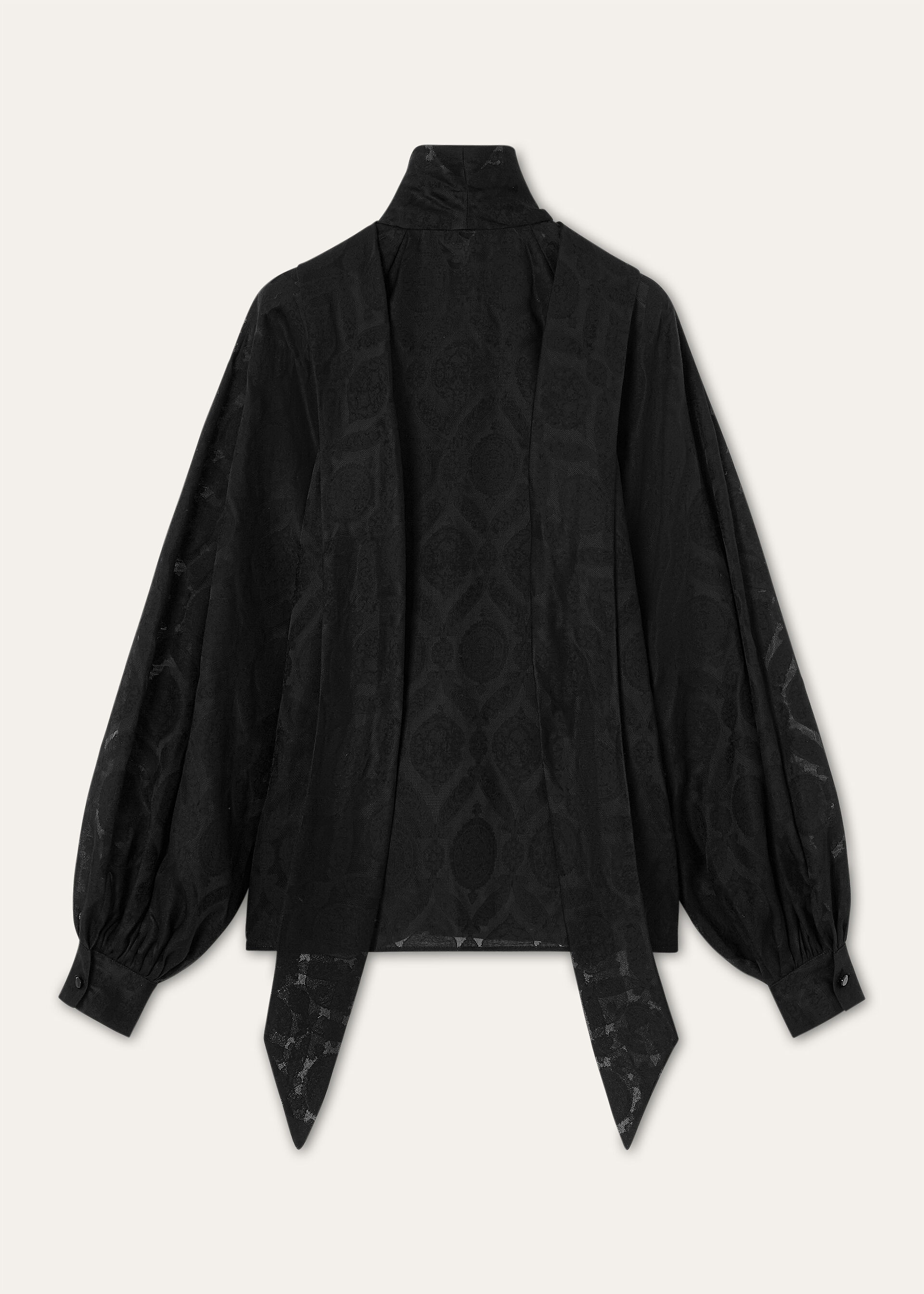 LYDIE SHIRT GARZA JACQUARD SILK