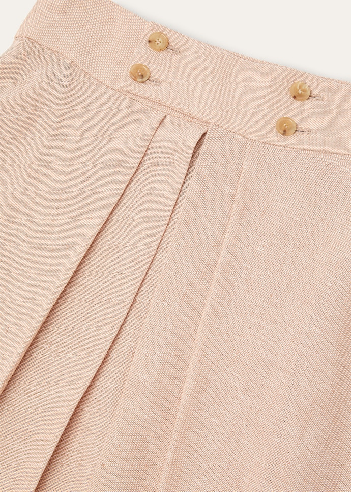 PETRA SKIRT SUMMER LINEN CREPE NATTE'_FAQ0663_30KR_3