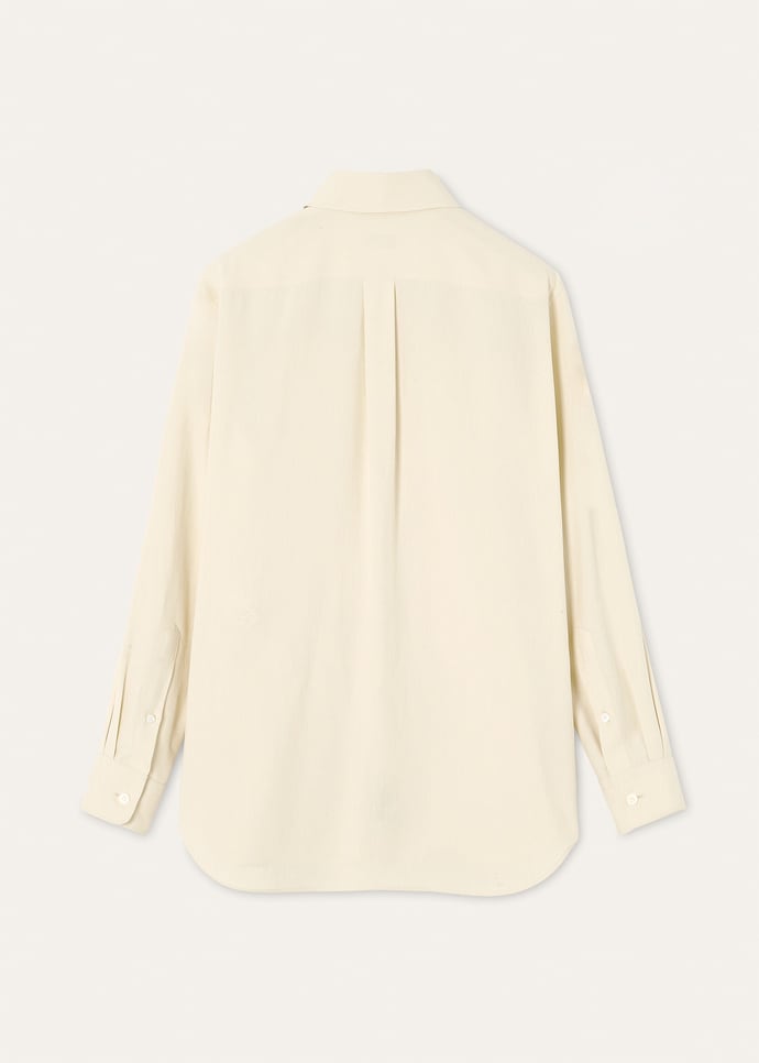 THEA PENNY COLLAR SHIRT PORCELAIN SILK_FAQ0670_20GZ_38_6