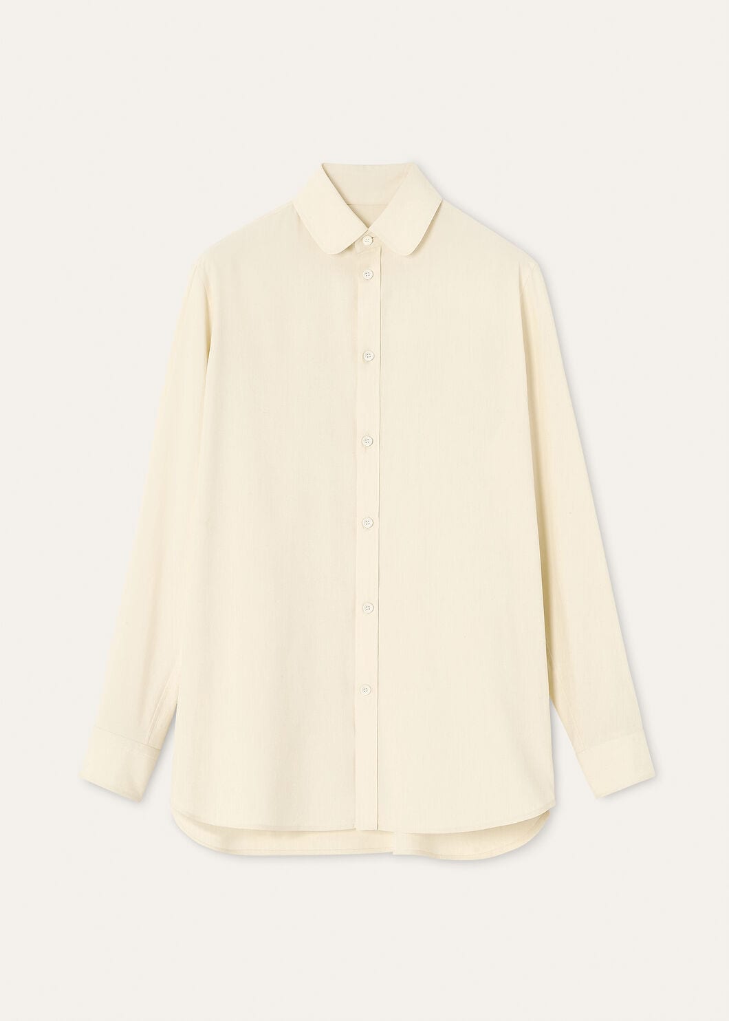 THEA PENNY COLLAR SHIRT PORCELAIN SILK