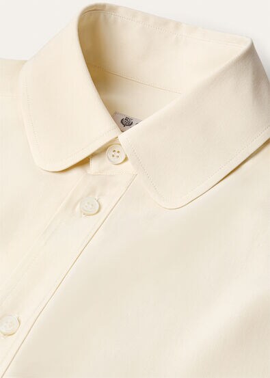 THEA PENNY COLLAR SHIRT PORCELAIN SILK