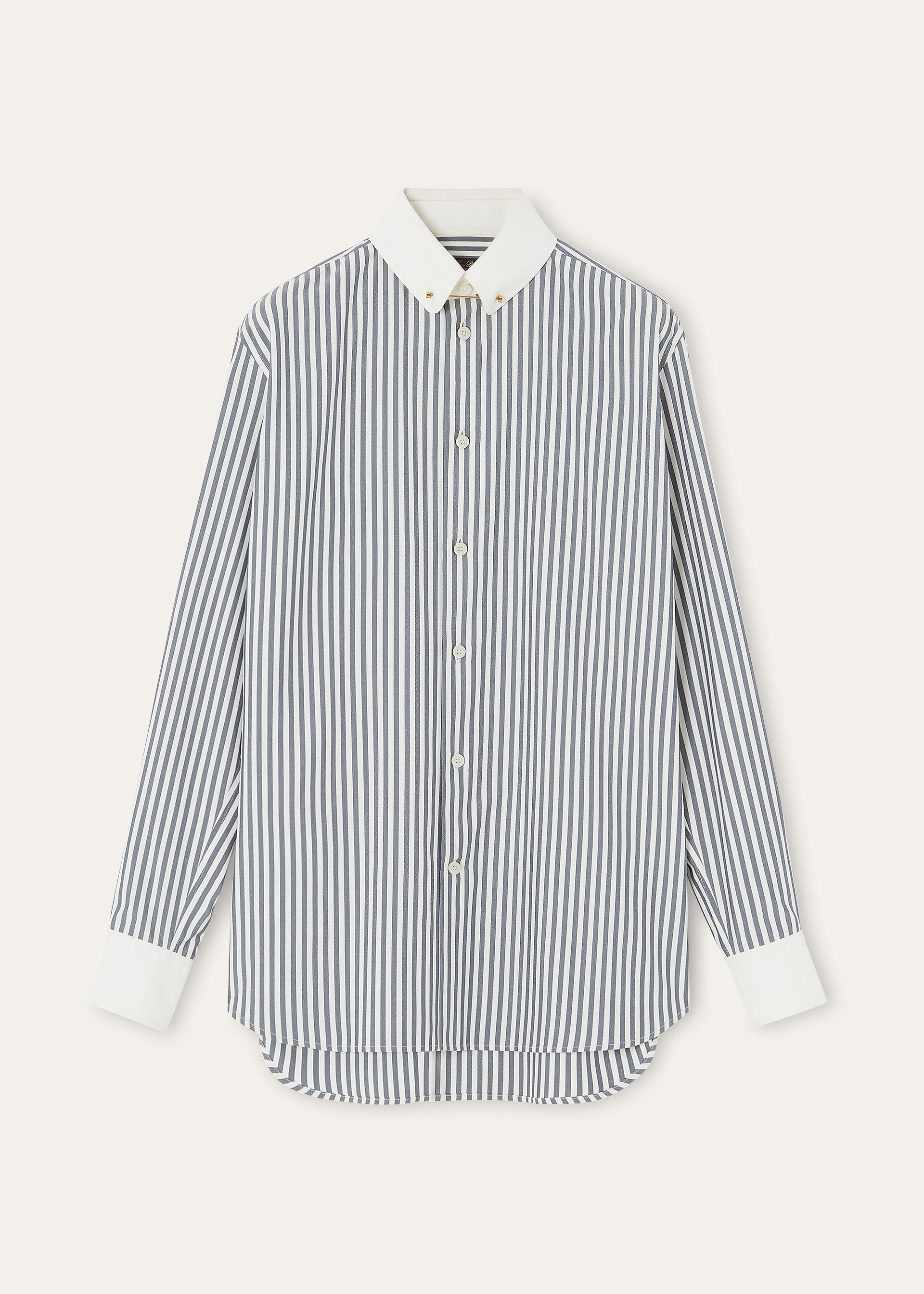THEA PENNY BAR COLLAR SHIRT TELA SHAPPE STRIPES