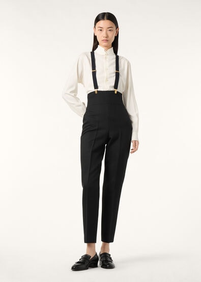THEA DYLAN COLLAR SHIRT PORCELAIN SILK