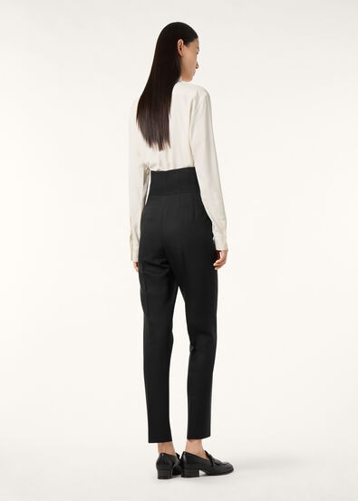 THEA DYLAN COLLAR SHIRT PORCELAIN SILK