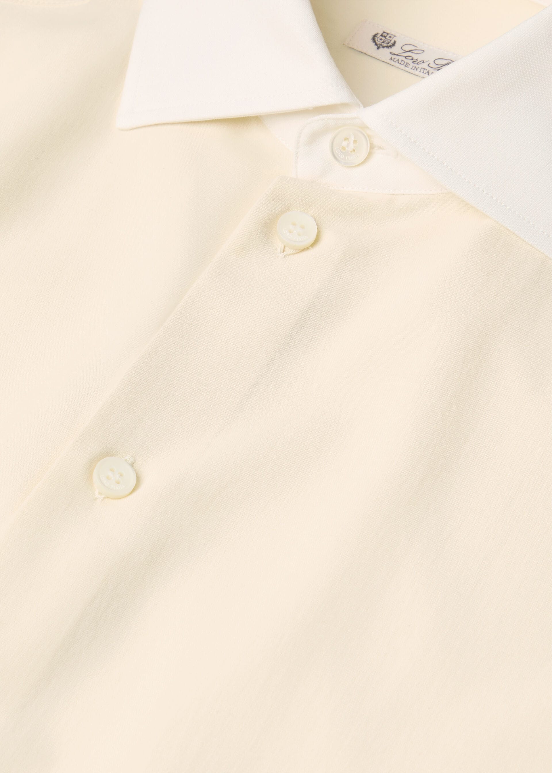 THEA CUTAWAY COLLAR SHIRT PORCELAIN SILK