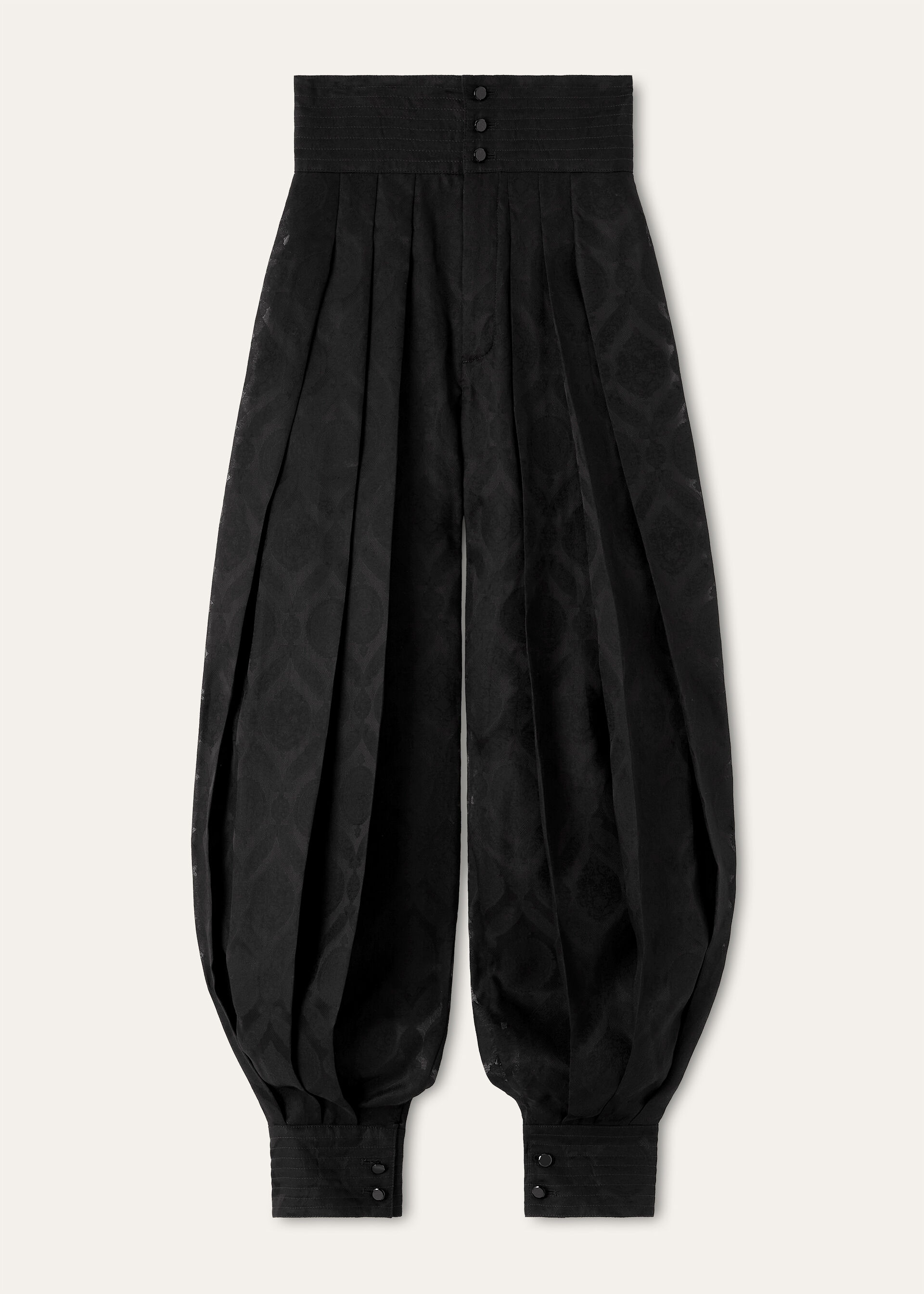 THEODORE TROUSERS GARZA JACQUARD SILK