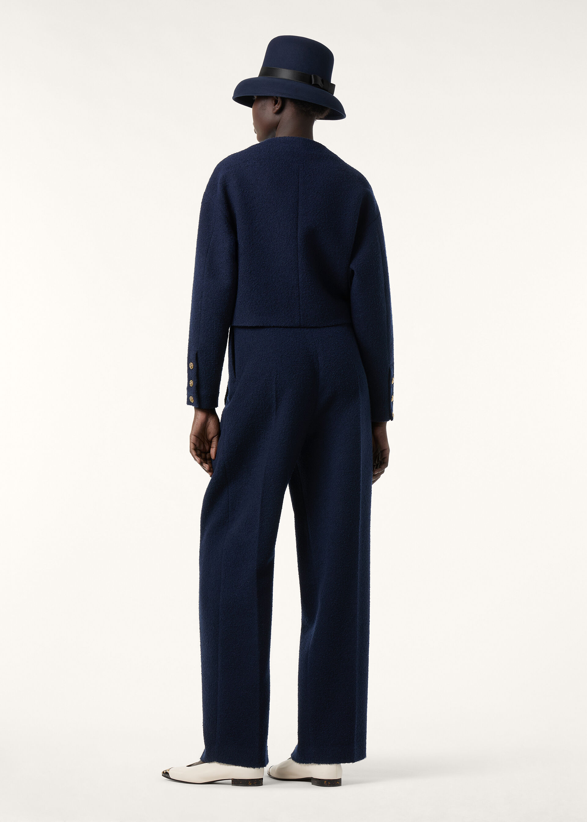 KURT TROUSERS MOSS TWEED