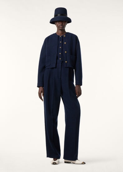 KURT TROUSERS MOSS TWEED
