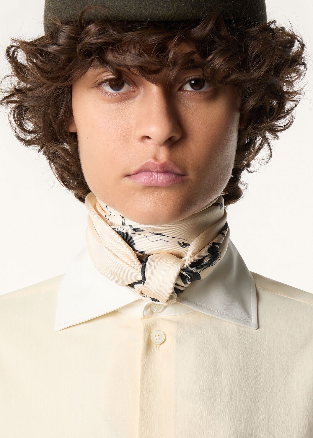 LORO PIANA SCUDERIA FOULARD 90 SILK TWILL