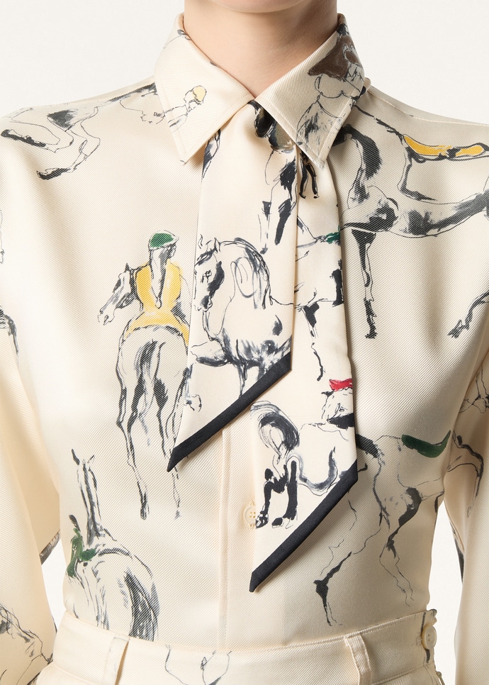 LORO PIANA SCUDERIA TIE BAND 108 SILK TWILL_FAQ0703_T1S7_NR_1