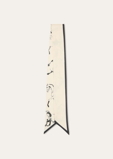 LORO PIANA SCUDERIA TIE BAND 108 SILK TWILL