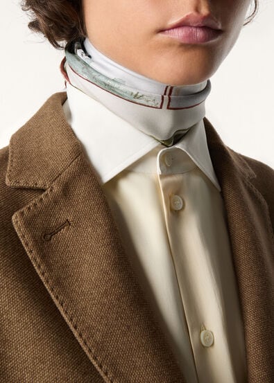 LORO PIANA ARENA FOULARD 90 SILK TWILL