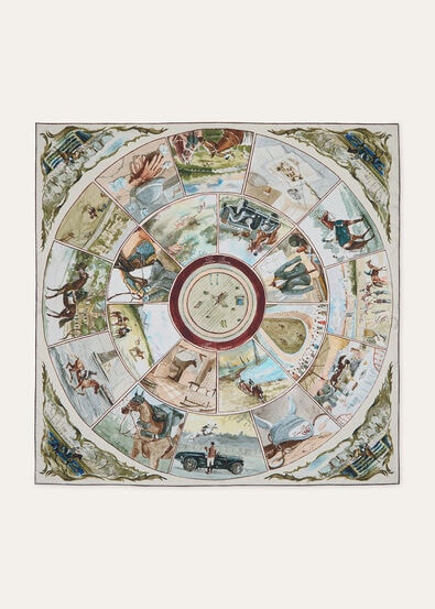 LORO PIANA ARENA FOULARD 90 SILK TWILL