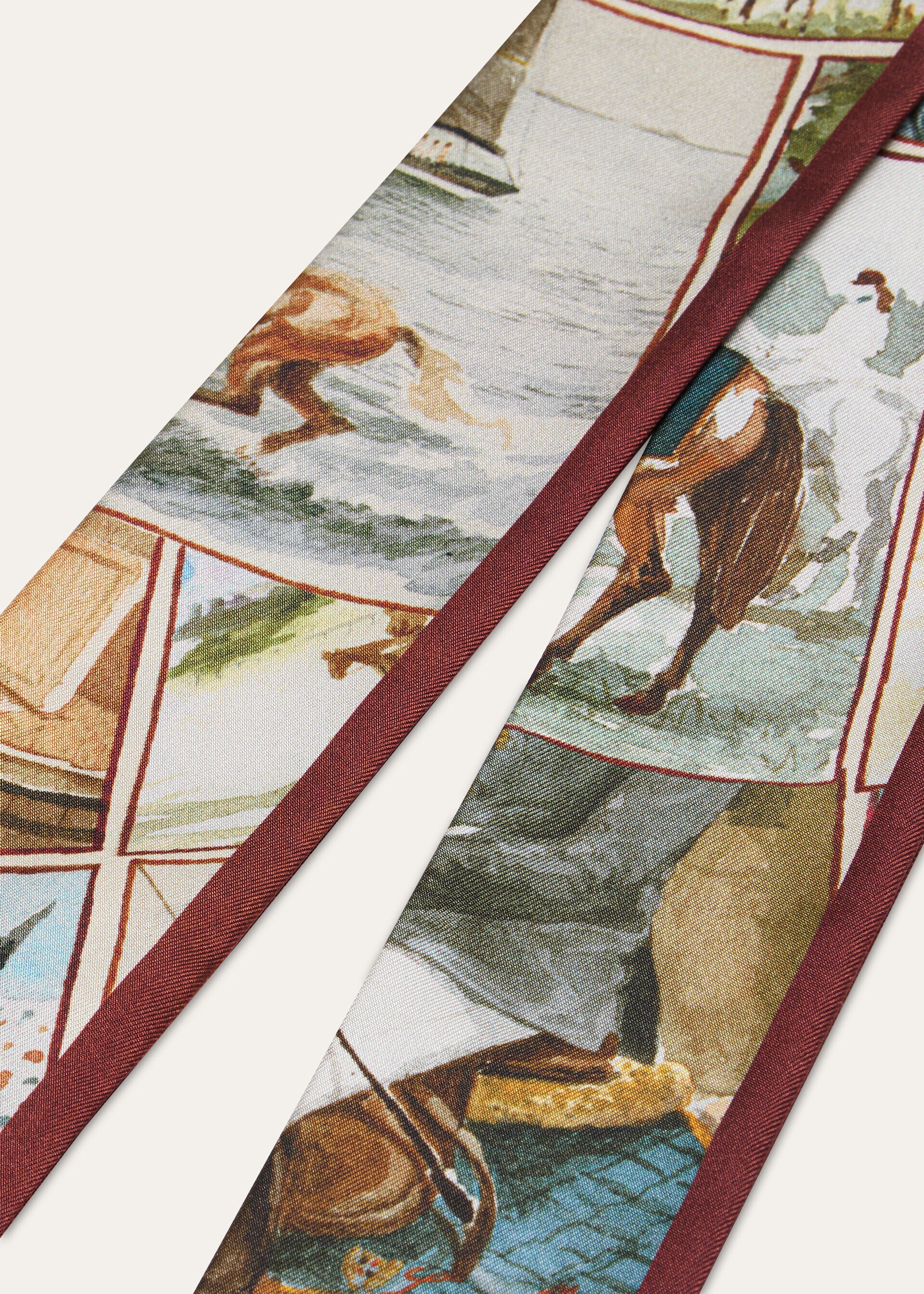 LORO PIANA ARENA TIE BAND 108 SILK TWILL