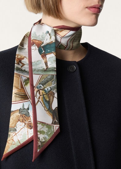 LORO PIANA ARENA TIE BAND 108 SILK TWILL