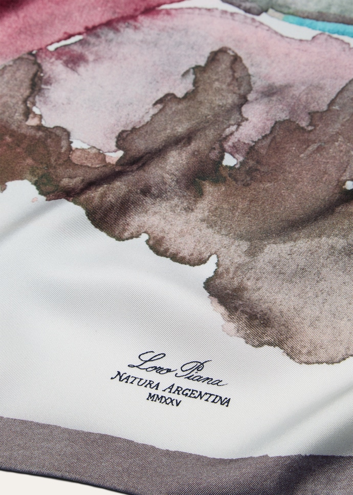 LORO PIANA NATURA ARGENTINA FOULARD 90 SILK TW_FAQ0707_T1UW_NR_4