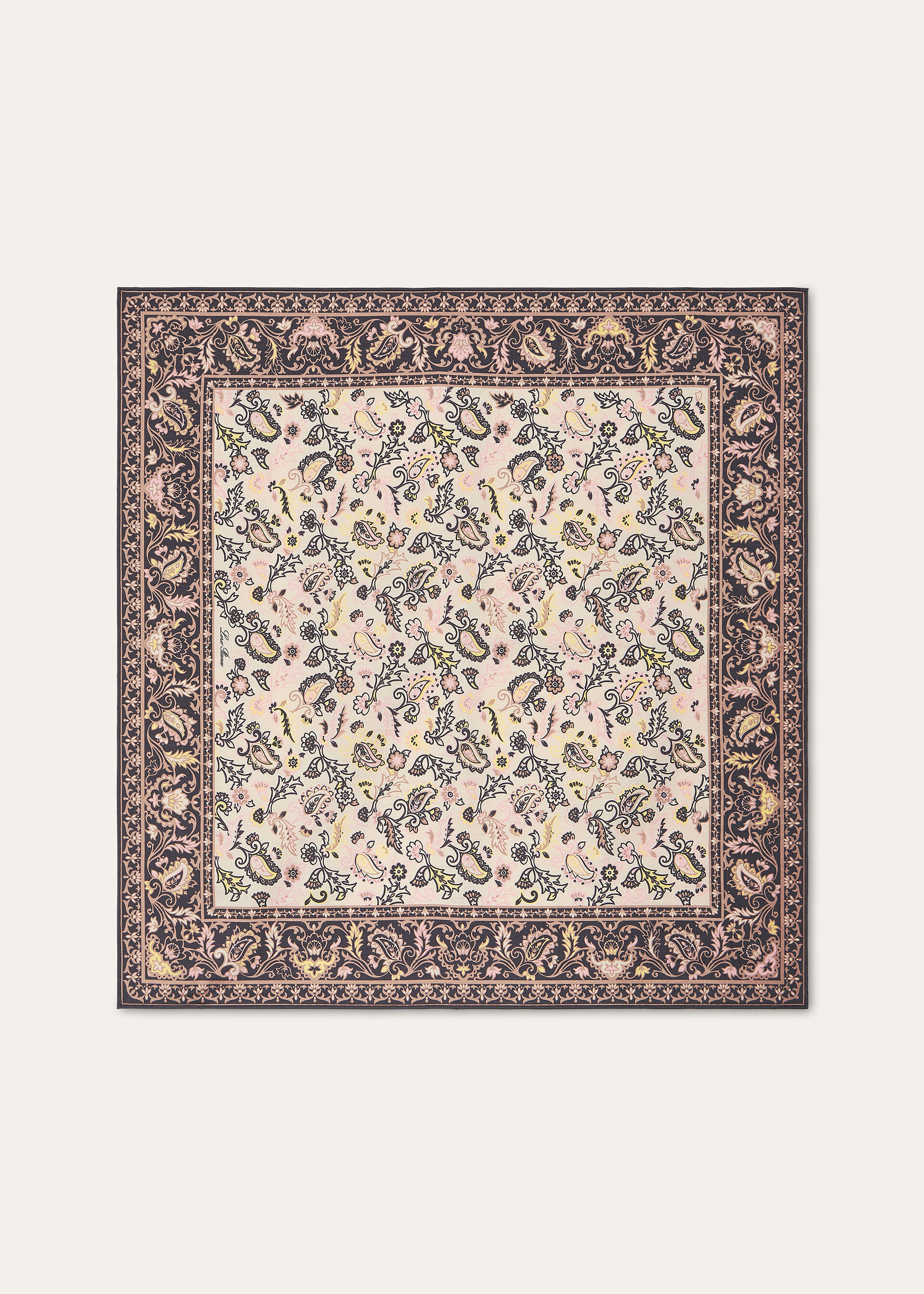 LORO PIANA ISLAND GARDEN FLD60 SILK HABOTAI SHANT