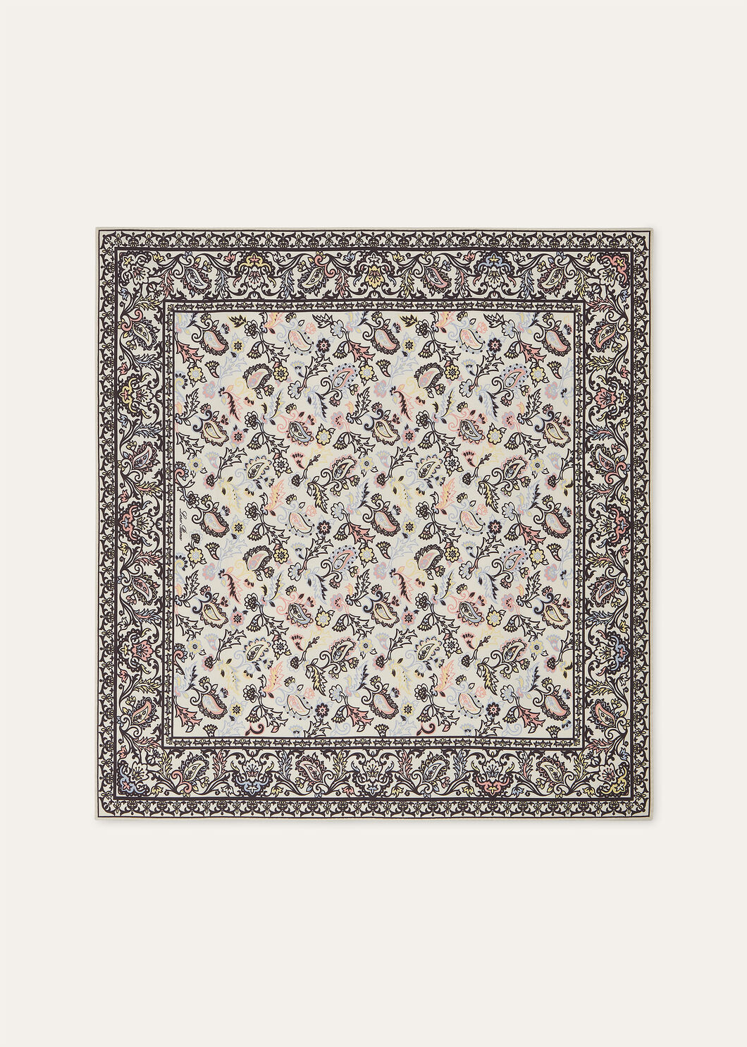 LORO PIANA ISLAND GARDEN FLD60 SILK HABOTAI SHANT