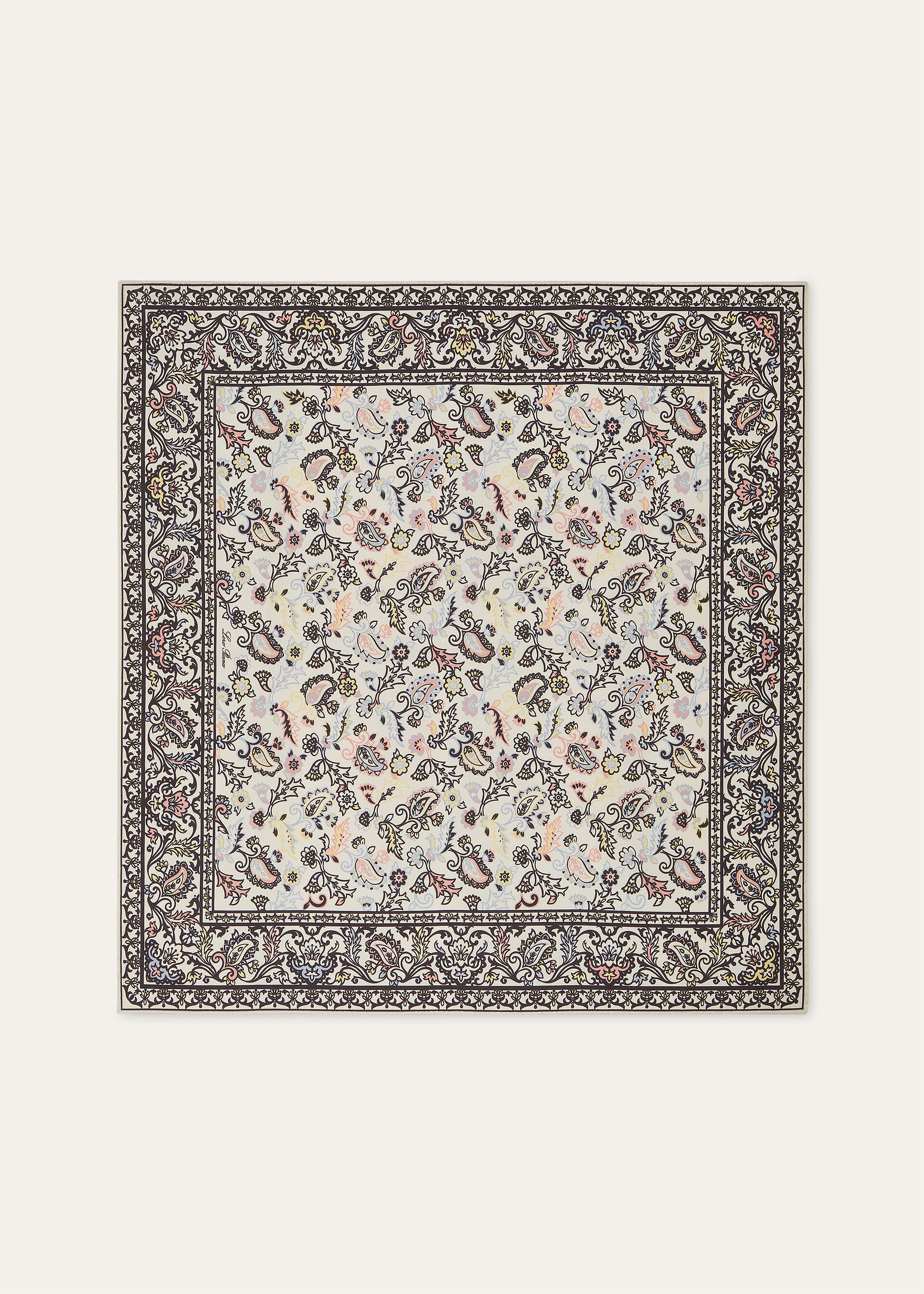 LORO PIANA ISLAND GARDEN FLD60 SILK HABOTAI SHANT