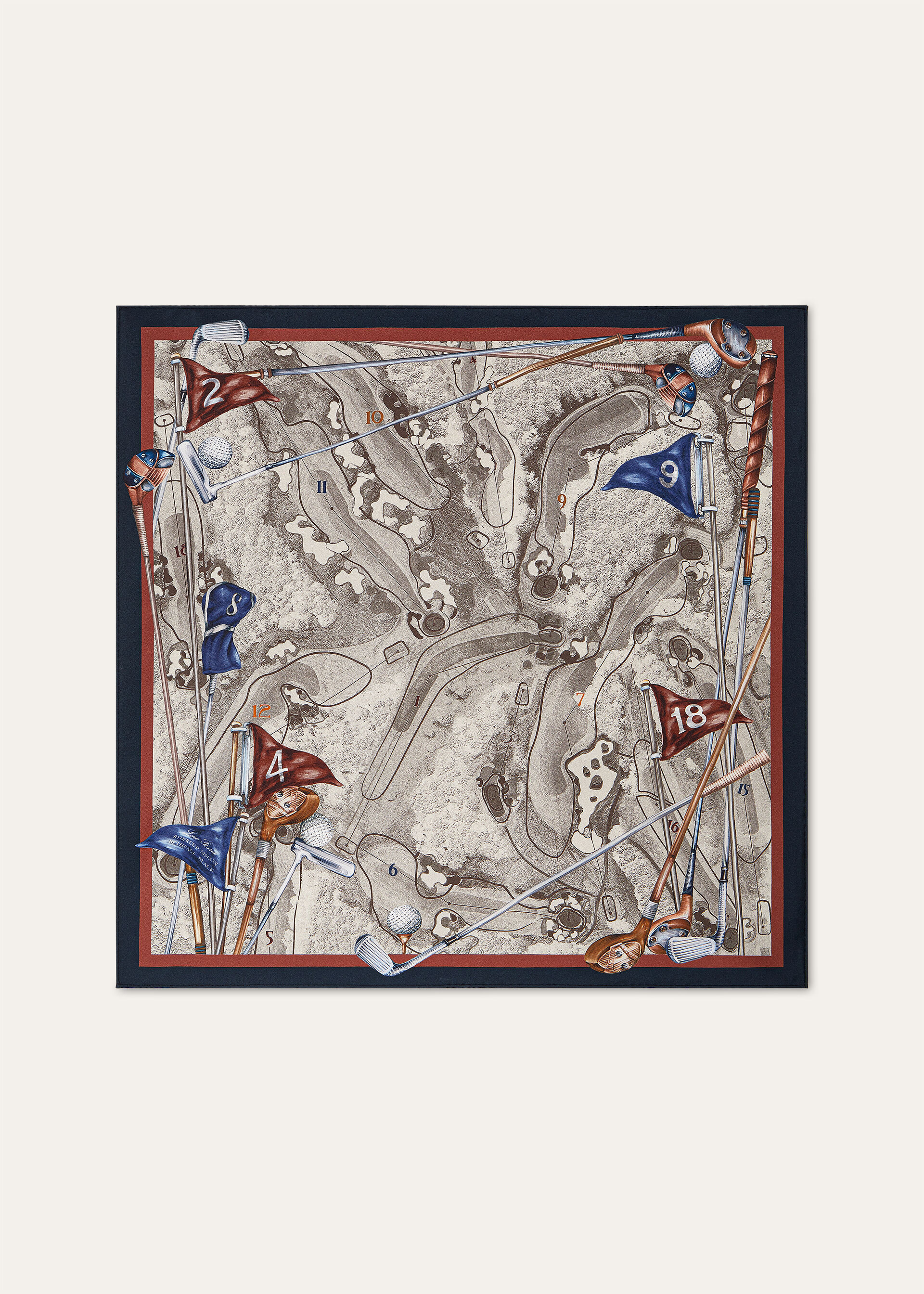 LORO PIANA RYDER CUP BETHPAGE BLACK FLD 60 SILK TW