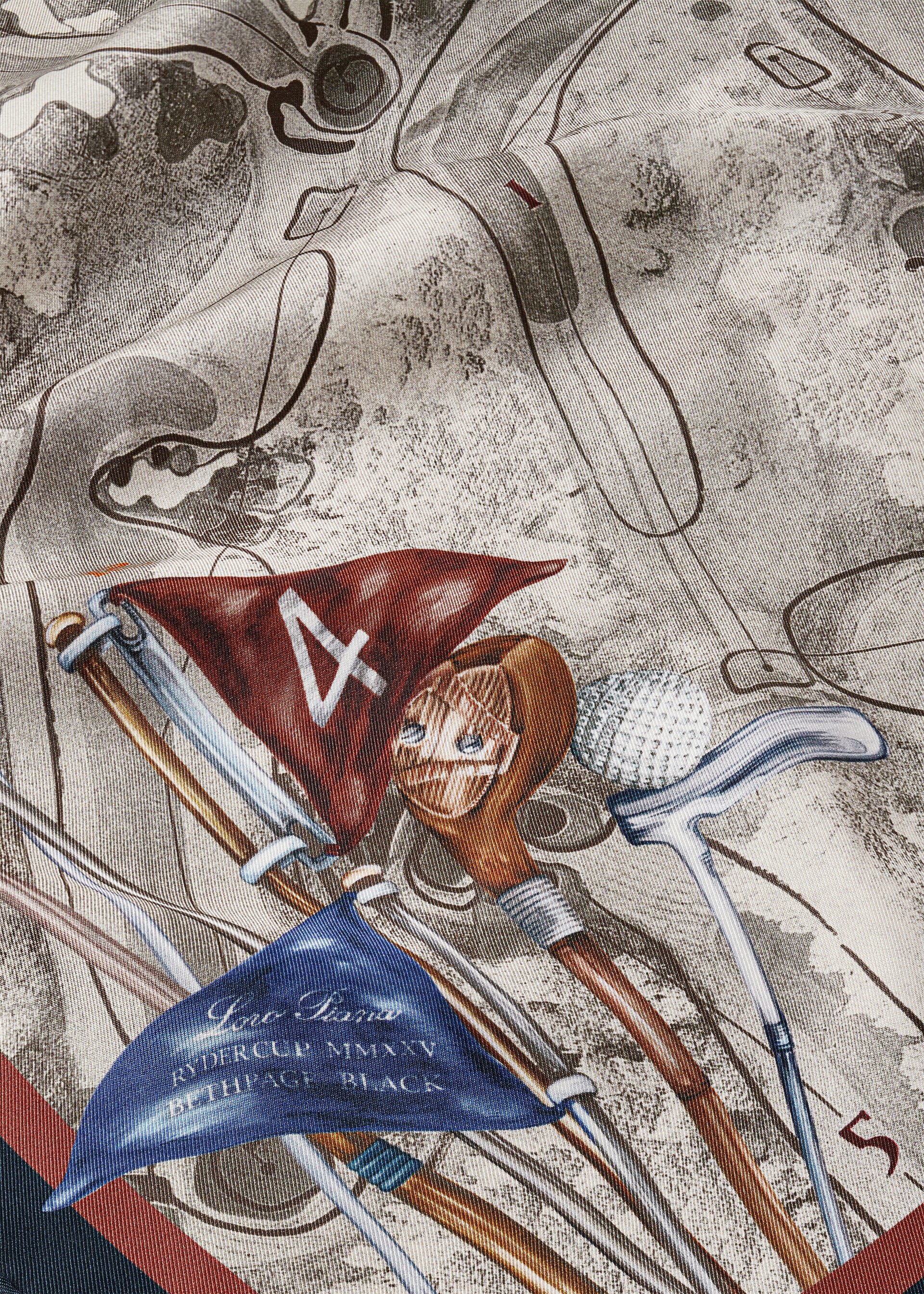 LORO PIANA RYDER CUP BETHPAGE BLACK FLD 60 SILK TW