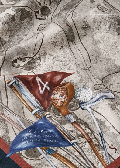 LORO PIANA RYDER CUP BETHPAGE BLACK FLD 60 SILK TW