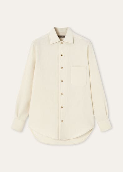 ANDRE' SHIRT WOOL BEDFORDCORD