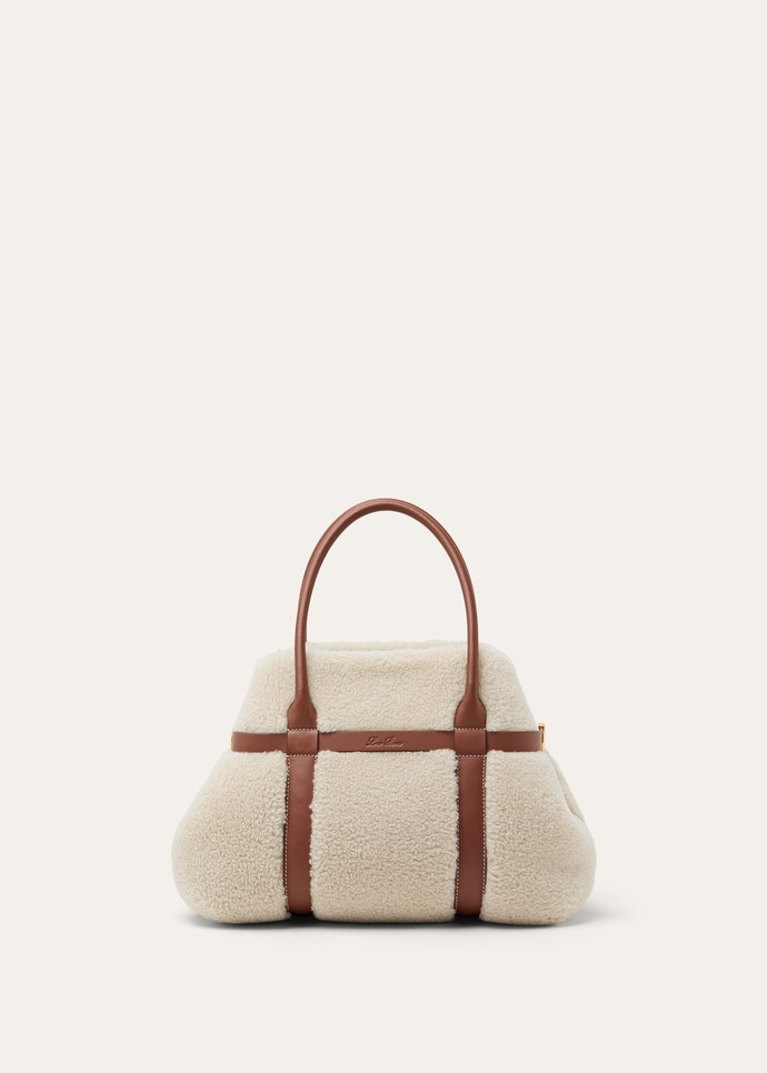 GHIERA SHOPPER SMALL CASHFUR/RNDD LTHR_FAQ0740_B4N1_NR_4