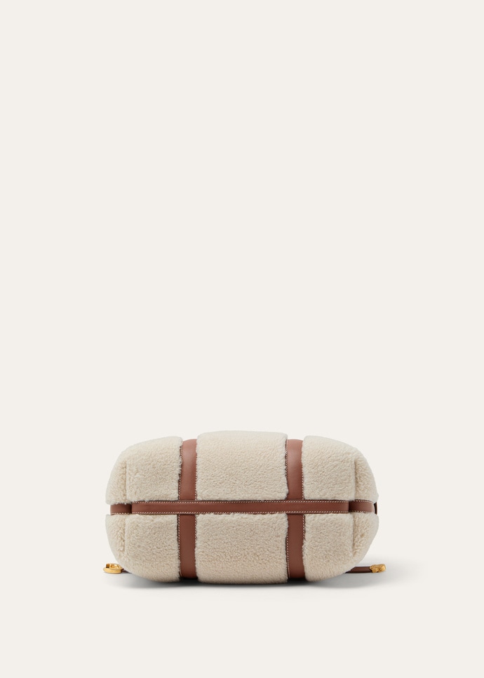 GHIERA SHOPPER SMALL CASHFUR/RNDD LTHR_FAQ0740_B4N1_NR_7