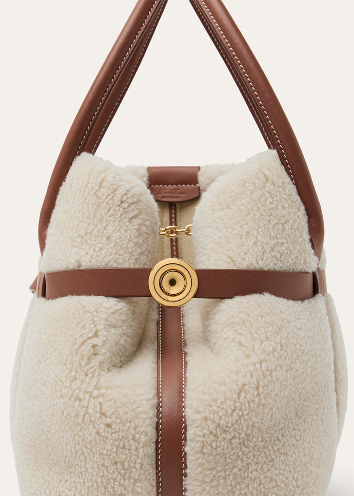 GHIERA SHOPPER SMALL CASHFUR/RNDD LTHR_FAQ0740_B4N1_NR_6