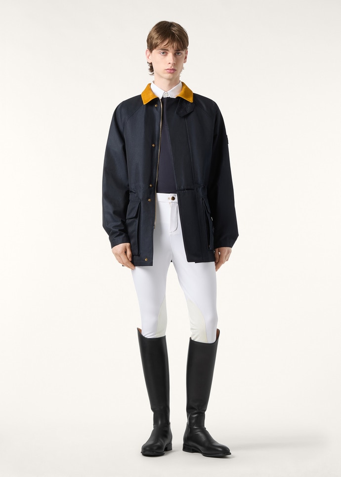 HORSEY  JACKET LINEN SILK 3L LORO CLAN STORM_FAQ0770_W000_1