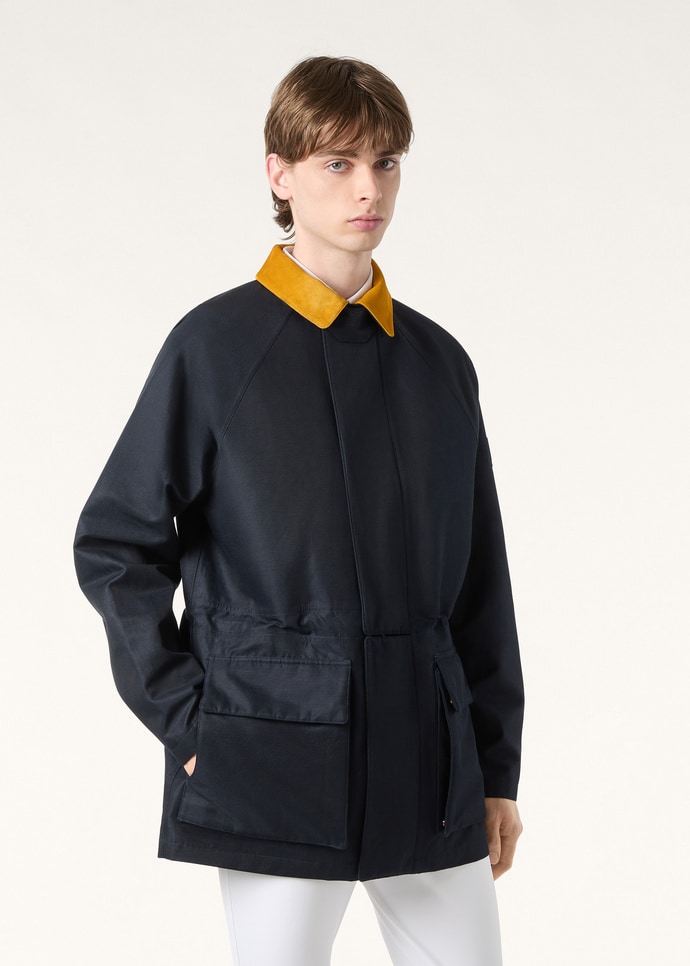HORSEY  JACKET LINEN SILK 3L LORO CLAN STORM_FAQ0770_W000_3