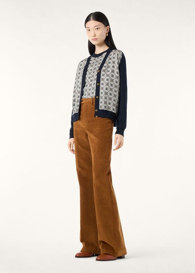 LP MENDOZA KNIT CARDIGAN SWEATER CASH SILK GG 18