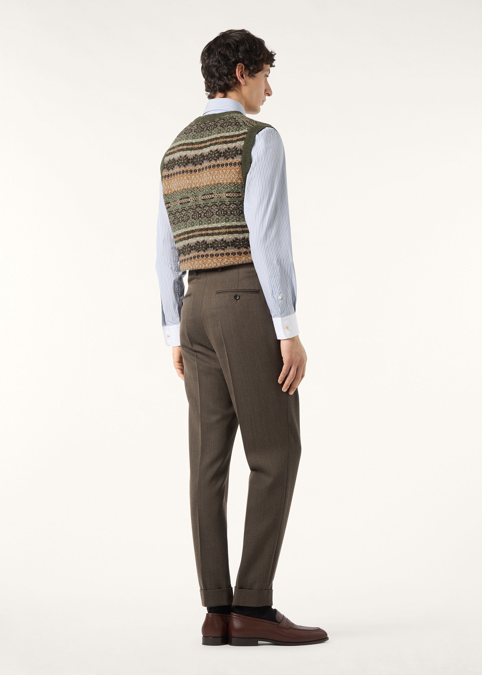 SPEYSIDE VEST SWEATER CASH WOOL GG 5