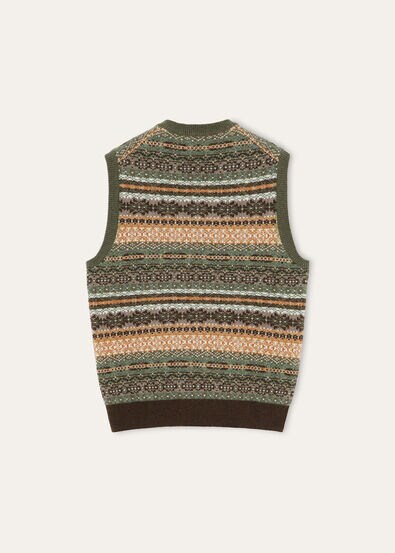 SPEYSIDE VEST SWEATER CASH WOOL GG 5