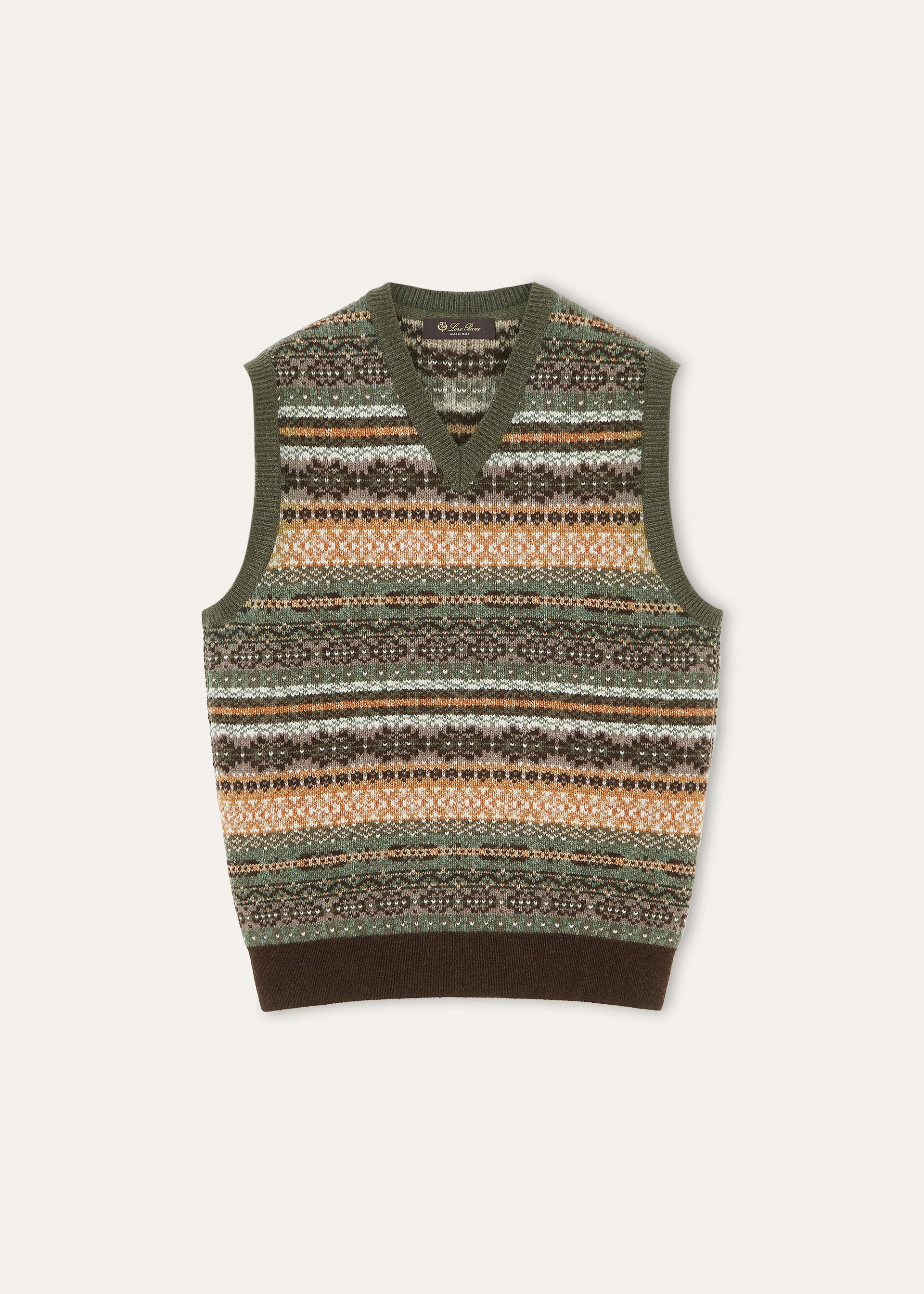 SPEYSIDE VEST SWEATER CASH WOOL GG 5