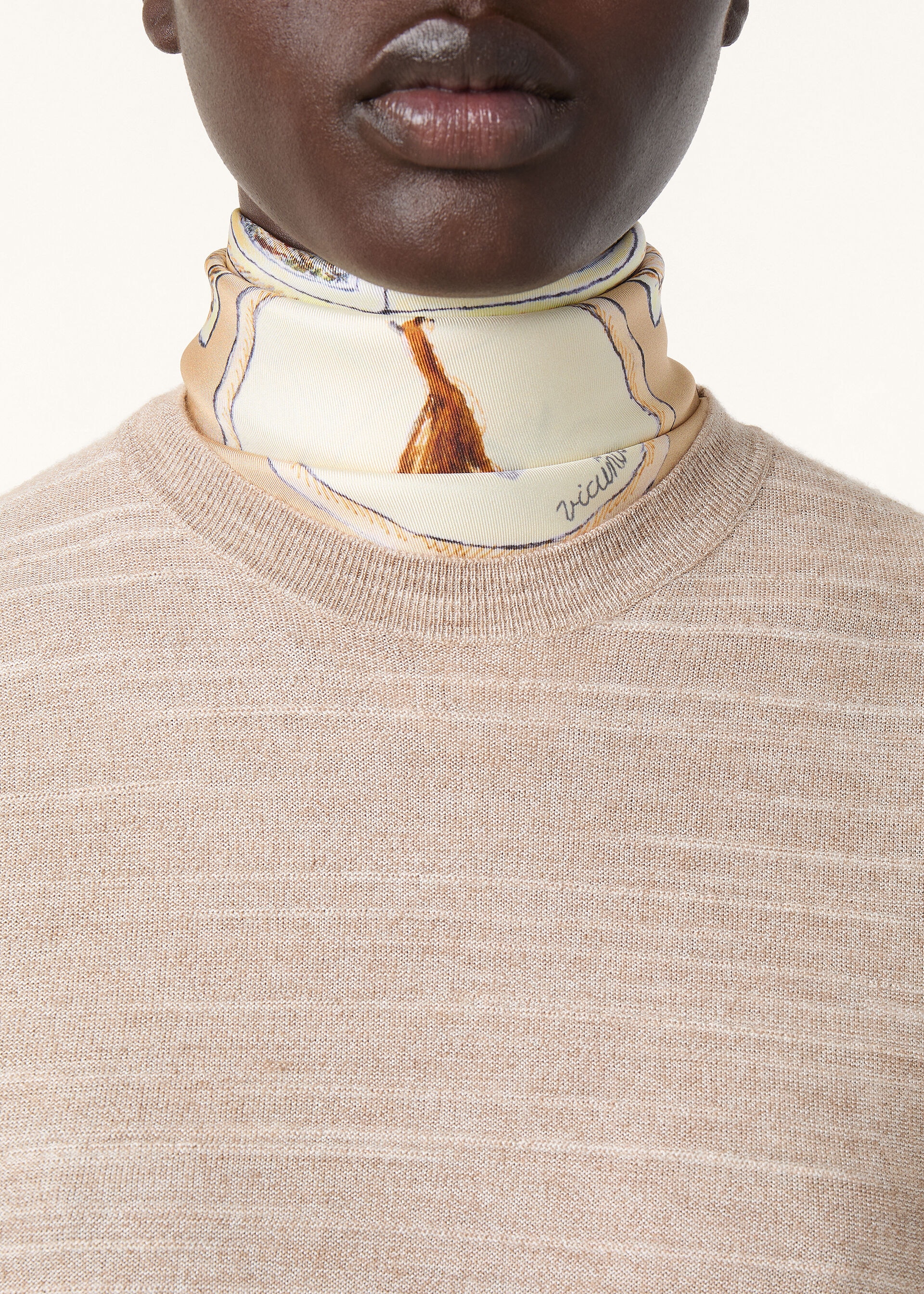 LACHLAN SS CREWNECK SWEATER CASH SILK GG 18