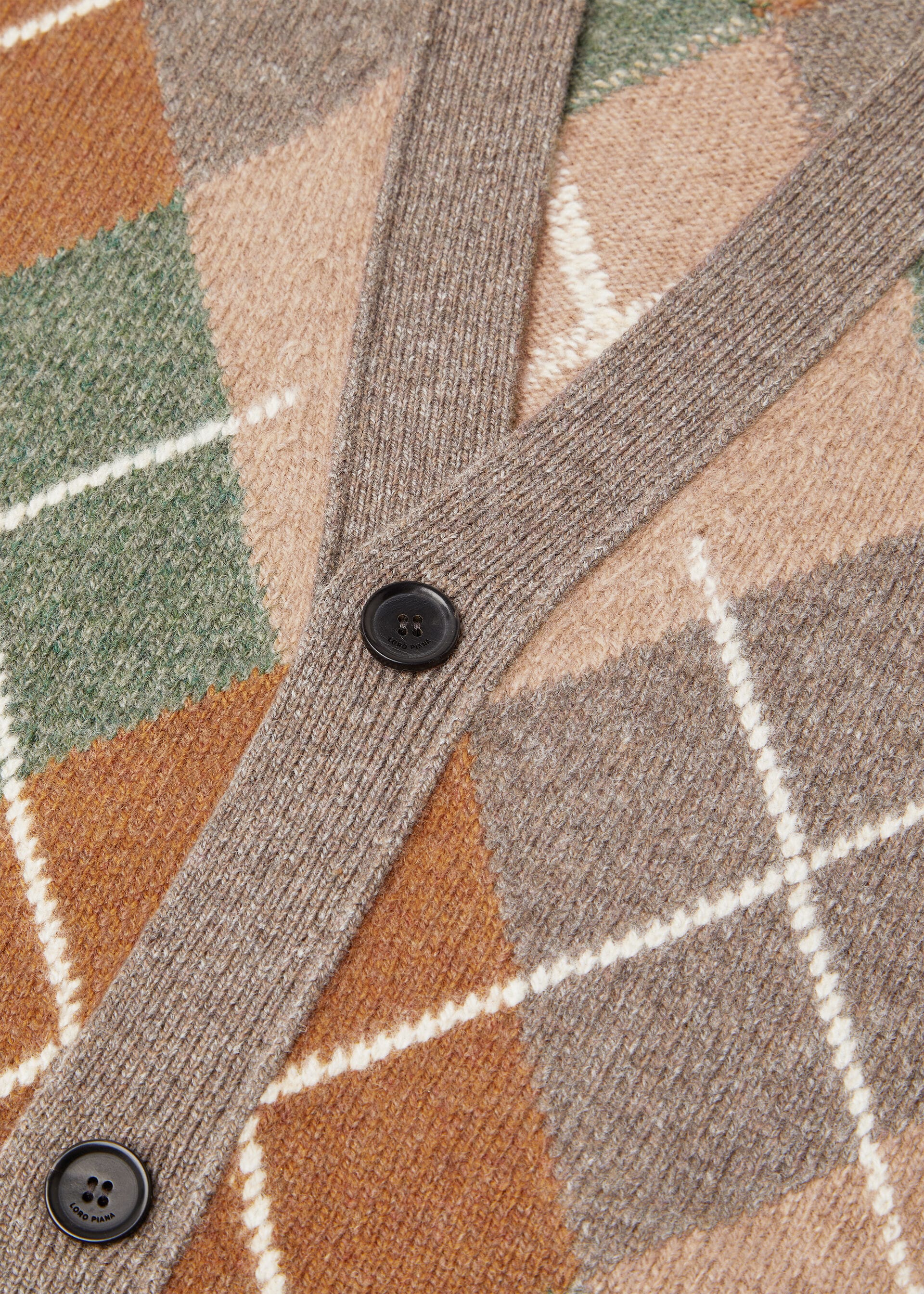 DRUMOAK ARGYLE VEST SWEATER WOOL GG 12