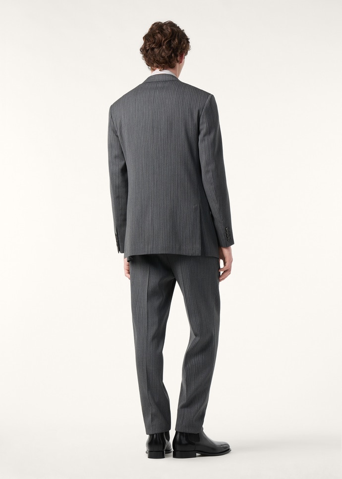 ALISTAIRE PEAK DB JACKET TEXTURED WOOL MOULINE'_FAQ0872_M0WX_4
