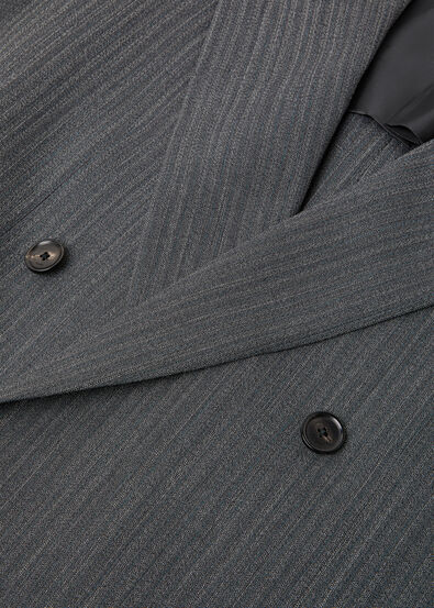 ALISTAIRE PEAK DB JACKET TEXTURED WOOL MOULINE'