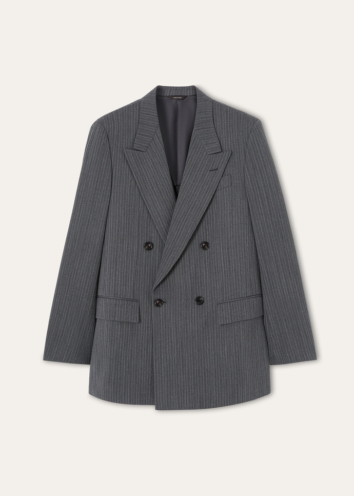 ALISTAIRE PEAK DB JACKET TEXTURED WOOL MOULINE'_FAQ0872_M0WX_5