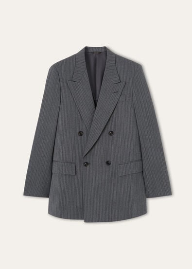 ALISTAIRE PEAK DB JACKET TEXTURED WOOL MOULINE'